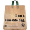 imageReli Shopping Bags Reusable 250 Count Bulk 225 mil Thick  Recyclable Kraft Shopping Bags for Restaurant Take Out Retail Grocery  12quot L x 675quot W x 14quot H Brown