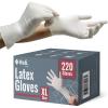 imageReli XLarge Latex Gloves Disposable PowderFree White 220 Count