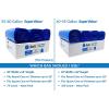 imageReli SuperValue 5560 Gallon Recycling Bags  75 Count  Blue Trash Bags  Made in the USA