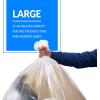imageReli SuperValue 5560 Gallon Trash Bags  50 Count  Made in USA  Heavy Duty  Clear MultiUse Garbage Bags