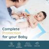 imageReli Disposable Changing Pads for Baby 110 Pack  Disposable Diaper Changing Pads 13quot x 18quot  Super Absorbent LeakProof Liners  Waterproof Quick Dry Underpads BlueWhite