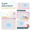 imageReli Disposable Changing Pads for Baby 220 Pack  Disposable Diaper Changing Pads 13quot x 18quot  Super Absorbent LeakProof Liners  Waterproof Quick Dry Underpads PinkWhite