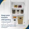 imageReli Airtight Food Storage Containers with Lids 11 Sets  Kitchen Organizers and Storage Pantry Organizers  BPA Free Plastic Food Container XL Size Variety Pack w 2 Measuring Cups 12 Labels Pen