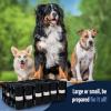 imageReli Dog Poop Bags wHolder 360 Pack  24 Rolls  Leash Clip Dispenser  9x13quot Large Dog Bag for Poop  Black Pet Waste Carrier Refills wClip Dispenser  Unscented Leak Proof