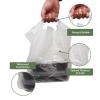 imageReli To Go BagsTake Out Bags 500 Count Bulk Small 16quot L x 8quot W  1075quot H Reusable Plastic Bags with Handles  Die Cut Handle  Plastic  Use for Shopping Business Carry Out Restaurant