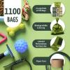 imageReli Biodegradable Dog Poop Bags 1100 Pack 2 Large Rolls  9quotx13quot Large Poop Bags for Dogs  Unscented Leak Proof Oxobiodegradable Pet Waste Clean Up  Green EcoFriendly  Dispenser Box