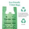 imageReli Biodegradable Thank You Bags  125 Count  Biodegradable Shopping Bags Grocery BagsRestaurant  Oxobiodegradable Plastic  115quot x 65quot x 22quot Green