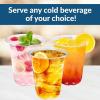 imageReli Plastic Cups 12 oz 200 Pack  Clear Plastic Cups Disposable  PET Clear Disposable Bulk  12 oz PET Containers for Iced Coffee Smoothies Cold Drinks Party