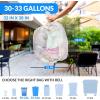 imageReli 3033 Gallon Trash Bags Heavy Duty  250 Count Bulk  Clear Large Trash Bags 30 32 Gallon  Made in USA