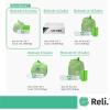 imageReli Biodegradable 610 Gallon Trash Bags  150 Count  ASTM D6954  Green  EcoFriendly  Oxobiodegradable Under Certain Conditions See Product Description