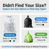 imageReli 13 Gallon Trash Bags Drawstring 100 Count  Tall Kitchen Garbage Bags  Clear Recycling Bags  Unscented 13 Gallon Trash Bags for Kitchen Office Use  Blue Trash Can Liners wDrawstring