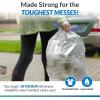 imageReli 30 Gallon Trash Bags Drawstring 100 Count  Clear Recycling Bags  Strong Large Garbage Bags  Unscented 30 Gallon Trash Bags for Home  Heavy Duty Drawstring