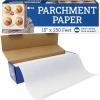 imageReli Parchment Paper Roll 15 x 250 ft wDispenser Box White  Parchment Paper for Baking amp Air Fryer  Food Grade Baking Liners  NonStick Cooking Liner for Grilling amp Steaming