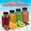 imageReli Plastic Juice Bottles 30 Pack Bulk 12 oz Round Plastic Juice Bottles with Caps amp Sticker Labels  Clear Empty for Juicing 12oz  Disposable Reusable Containers for Juicing Smoothies
