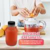 imageReli Plastic Juice Bottles 30 Pack Bulk 12 oz Round Plastic Juice Bottles with Caps amp Sticker Labels  Clear Empty for Juicing 12oz  Disposable Reusable Containers for Juicing Smoothies