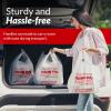 imageReli Thank You Bags  600 Pack  White Thank You Plastic Bags with Handles  Ideal for Grocery Shopping Food Take Out Restaurants Small Business 115 x 65 x 21