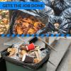 imageReli 50 Gallon Trash Bags 50 Count  Black  Twist Ties Included  Extra Tough LeakProof Heavy Duty Garbage Bags  Ideal for Large Clean Ups