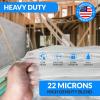 imageReli 95 Gallon Trash Bags 15 Count  Clear  Twist Ties Included  Extra Tough LeakProof Heavy Duty Garbage Bags  Ideal for Large Clean Ups