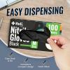 imageReli Black Nitrile Gloves Medium  1000 Pack Disposable Gloves 35 Mil  Powder Free Latex Free  SingleUse  Premium Nitrile Material for Automotive Work Cleaning Cooking  Food Safe Material