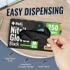 imageReli Black Nitrile Gloves Medium  250 Pack Heavy Duty Disposable Gloves 5 mil  Powder Free Latex Free  SingleUse  Premium Nitrile Material for Automotive Cleaning Cooking  Food Safe