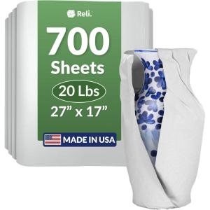 imageReli Newsprint Packing Paper 20 lbs 700 Sheets  27 x 17  Packing Paper Sheets for Moving  Newspaper Box Filler  Perfect for Wrapping Moving amp Packaging Supplies  Made in the USA