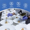 image:imageReli Nitrile Gloves Medium  Disposable Gloves 1000 Pack Bulk  Powder Free Latex Free Food Safe  SingleUse  Premium Nitrile Rubber for Cleaning Automotive Salon  Violet BlueIris Blue