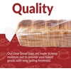 image:imageReli Bread Bags with Ties  8 x 4 x 18  250 Pack 250 Twist Ties  Bulk Bags for Homemade Bread Bakery Loaf Packing  Clear Large