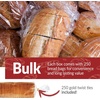 image:imageReli Bread Bags with Ties  8 x 4 x 18  250 Pack 250 Twist Ties  Bulk Bags for Homemade Bread Bakery Loaf Packing  Clear Large