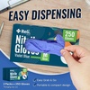 image:imageReli Nitrile Gloves Medium  Disposable Gloves 500 Pack Bulk  Powder Free Latex Free Food Safe  SingleUse  Premium Nitrile Rubber for Cleaning Automotive Salon  Violet BlueIris Blue
