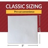 image:imageReli 250 Pack Hamburger Patty Paper 475 x 5Square  Wax Paper Squares  Food Grade Patty amp Parchment NonStick Sheets for Burger Press DeliButcher Meat ResturantGrade