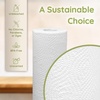 image:imageReli Bamboo Paper Towels 4 Pack Jumbo  Paper Towels Rolls 2 Ply  125 SheetsRoll Full Size Sheets  Unbleached Organic Rolls for Kitchen Bathroom  100 Bamboo
