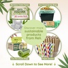 image:imageReli Bamboo Paper Towels 4 Pack Jumbo  Paper Towels Rolls 2 Ply  125 SheetsRoll Full Size Sheets  Unbleached Organic Rolls for Kitchen Bathroom  100 Bamboo
