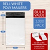 image:imageReli Poly Mailers 6x9  1000 Pcs Bulk  Small Mailing EnvelopesShipping Bags  White Packaging Bags for Shipping  NonPadded Poly Mailers  Self Sealing for Small Items Bulk White6x9