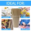 image:imageReli 1000 Pack Paper Straws Kraft Brown  Paper Straws for Drinking  Disposable BiodegradableEcoFriendly  Use for Crafts Party DecorationSupplies Restaurants Juice Brown1000