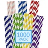 image:imageReli 1000 Pack Paper Straws Assorted Colors  Bulk Pack  Paper Straws for Drinking  Disposable BiodegradableEcoFriendly  Rainbow MultiColor  Use for Crafts Party Restaurants