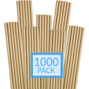 image:imageReli 1000 Pack Paper Straws Kraft Brown  Paper Straws for Drinking  Disposable BiodegradableEcoFriendly  Use for Crafts Party DecorationSupplies Restaurants Juice Brown1000