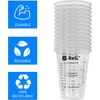 image:imageReli 8 oz Paint Mixing CupResin Mixing 20 Pcs  Disposable Measuring Cups  Clear Plastic Measures  Use for Paint Epoxy Resin Pigments 8oz