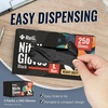 image:imageReli Black Nitrile Gloves Large 500 Pack Bulk  Heavy Duty Disposable Gloves  Powder Free Latex Free Food Safe  SingleUse  Premium Nitrile Rubber Material for Mechanic Cleaning Cooking