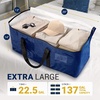 image:imageReli Moving Bags Heavy Duty 6 Pack  Extra Large Totes for Storage amp Packing  Small Space amp Dorm Room Essentials  Packing Bags with Handles amp Zippers  Alternative to Moving Boxes Blue