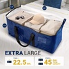 image:imageReli Moving Bags Heavy Duty 2 Pack  Extra Large Totes for Storage amp Packing  Small Space amp Dorm Room Essentials  Packing Bags with Handles amp Zippers  Alternative to Moving Boxes Blue