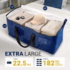 image:imageReli Moving Bags Heavy Duty 8 Pack  Extra Large Totes for Storage amp Packing  Small Space amp Dorm Room Essentials  Packing Bags with Handles amp Zippers  Alternative to Moving Boxes Blue