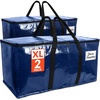 image:imageReli Moving Bags Heavy Duty 2 Pack  Extra Large Totes for Storage amp Packing  Small Space amp Dorm Room Essentials  Packing Bags with Handles amp Zippers  Alternative to Moving Boxes Blue
