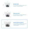 image:imageReli To Go BagsTake Out Bags 100 Count Large 23 L x 12 W x 125 H Reusable Plastic Bags with Handles  Die Cut Handle  Plastic  Use for Shopping Business Carry Out Restaurant