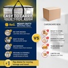 image:imageReli Moving Bags Heavy Duty 1 Pack  Extra Large Totes for Storage amp Packing  Small Space amp Dorm Room Essentials  Packing Bags with Handles amp Zippers  Alternative to Moving Boxes Clear