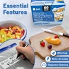 image:imageReli 2 Gallon Freezer Bags 60pk  Resealable Freezer Storage 2 Gal Size  Food Storage Resealable Bags  LeakProof Double Zipper MicrowaveSafe WriteOn Label BPA Free