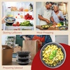 image:imageReli Meal Prep Container Bowls 16 oz 25 Pack Meal Prep Containers Reusable  Plastic Take Out Food Boxes Microwavable Bowls with Lids  Disposable for Takeout To Go Leftover
