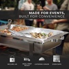 image:imageReli Aluminum Pans with Lids 9x13 20 Pack Disposable Tin Foil Trays  Oven Safe for Cooking Baking Roasting Events Meal Prep  Freezer Safe amp Dishwasher Safe
