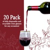 image:imageReli 12oz Disposable Wine Glasses GoldRim 20 Pack Stemless  Crystal Clear  Reusable amp Recyclable BPAFree FoodGrade Plastic  Shatterproof Party Cups for Juices Cocktails Whiskey
