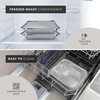 image:imageReli Aluminum Foil Pans with Lids 8x6 30 Pack Meal Prep Food Containers  Disposable Oven amp Freezer Safe for Takeout  To Go Food Storage amp Prep