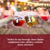 image:imageReli 12oz Plastic Wine Glasses 20 Pack  Disposable Stemless Clear  Premium Plastic Wine Glasses BPAFree Stemless Perfect for Events Elegant